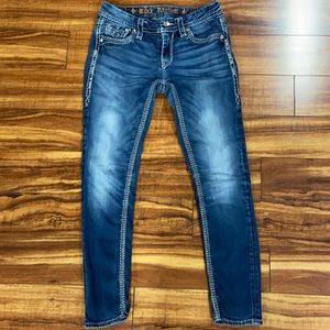 Rock Revival Distressed Jeans Size 28